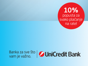 Posebna pogodnost Unicredit banke